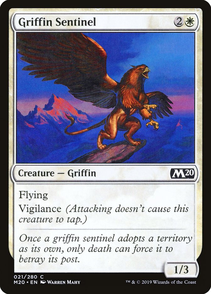 Griffin Sentinel [Core Set 2020] | Exor Games Bridgewater