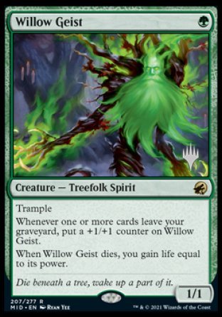 Willow Geist (Promo Pack) [Innistrad: Midnight Hunt Promos] | Exor Games Bridgewater