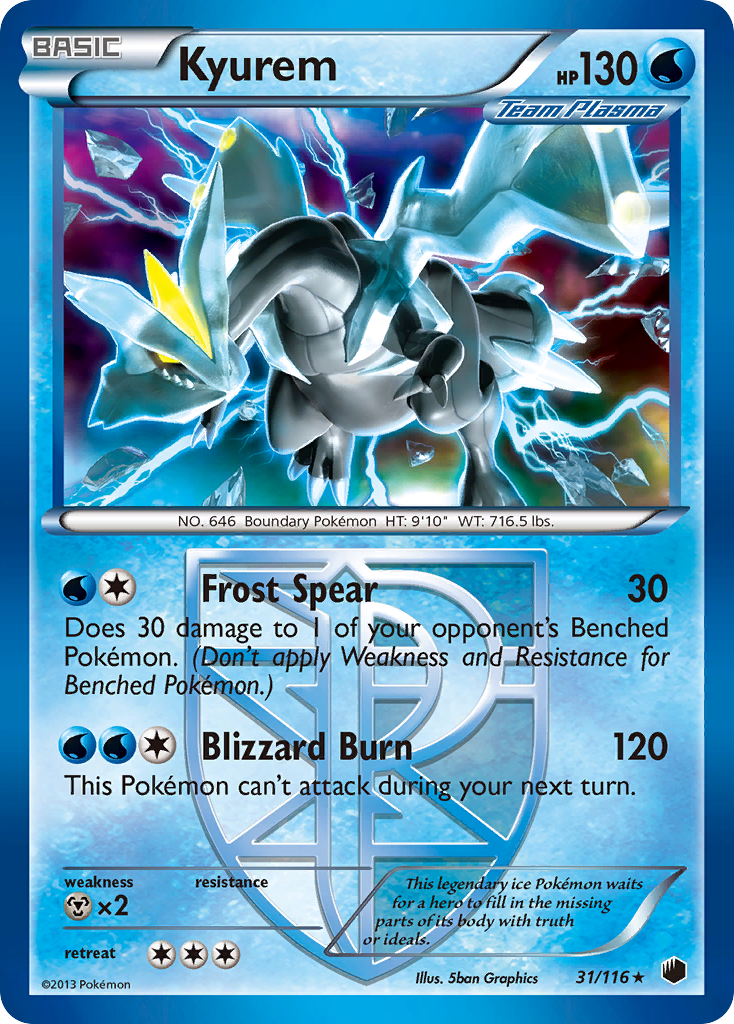 Kyurem (31/116) [Black & White: Plasma Freeze] | Exor Games Bridgewater