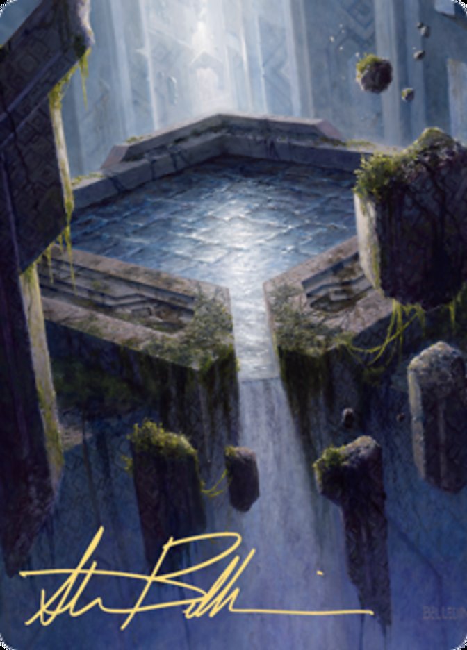 Morphic Pool Art Card (Gold-Stamped Signature) [Zendikar Rising Art Series] | Exor Games Bridgewater