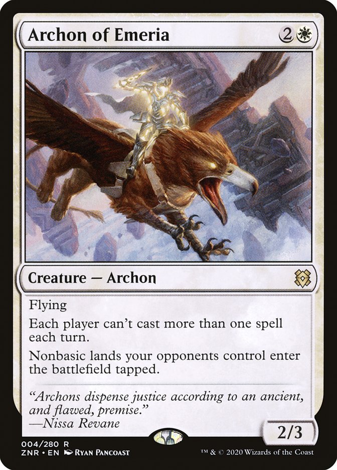 Archon of Emeria [Zendikar Rising] | Exor Games Bridgewater