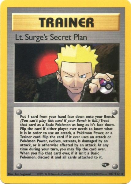 Lt. Surge's Secret Plan (107/132) [Gym Challenge Unlimited] | Exor Games Bridgewater