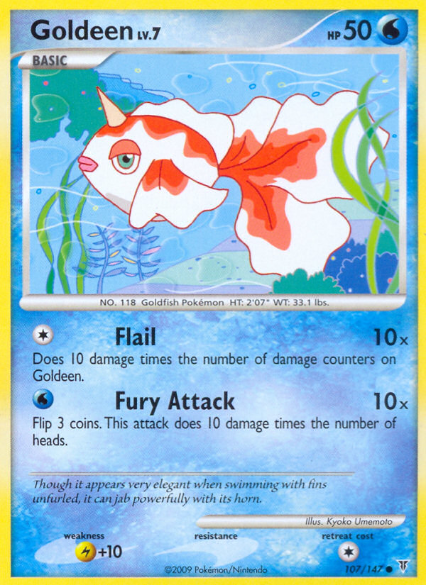 Goldeen (107/147) [Platinum: Supreme Victors] | Exor Games Bridgewater