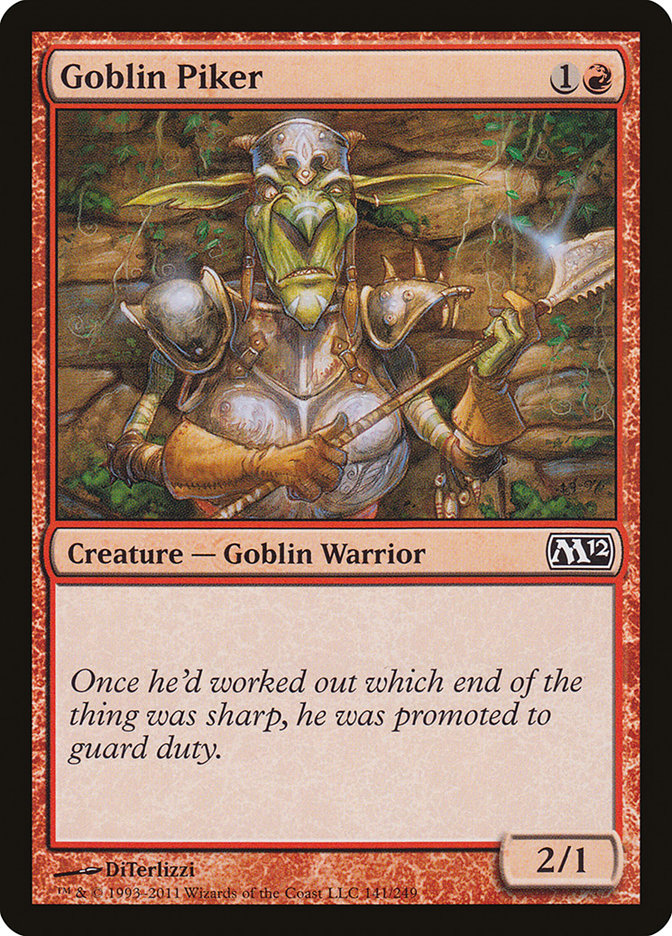 Goblin Piker [Magic 2012] | Exor Games Bridgewater