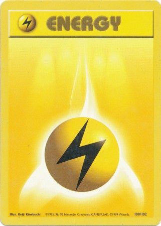 Lightning Energy (100/102) [Base Set Unlimited] | Exor Games Bridgewater