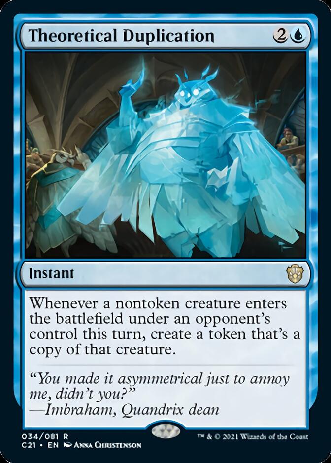 Theoretical Duplication [Commander 2021] | Exor Games Bridgewater