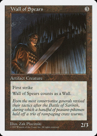 Wall of Spears [Fifth Edition] | Exor Games Bridgewater