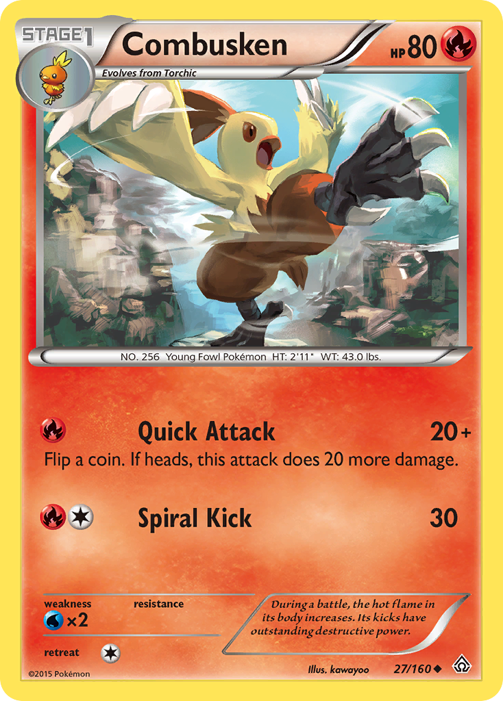 Combusken (27/160) [XY: Primal Clash] | Exor Games Bridgewater