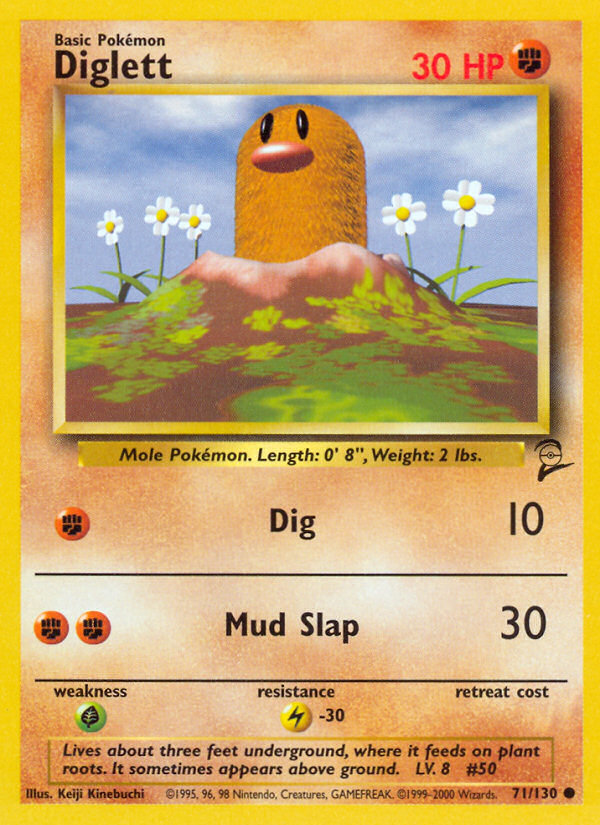 Diglett (71/130) [Base Set 2] | Exor Games Bridgewater