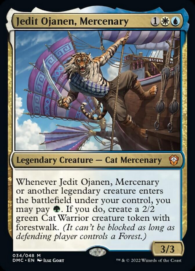 Jedit Ojanen, Mercenary [Dominaria United Commander] | Exor Games Bridgewater