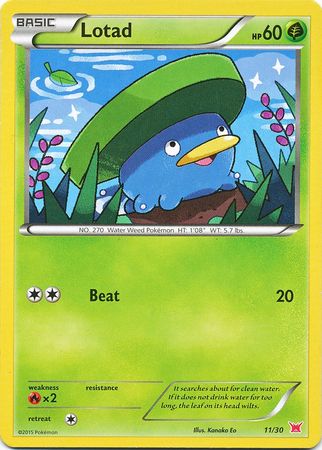 Lotad (11/30) [XY: Trainer Kit 2 - Latias] | Exor Games Bridgewater