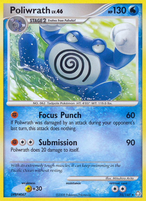 Poliwrath (35/146) [Diamond & Pearl: Legends Awakened] | Exor Games Bridgewater