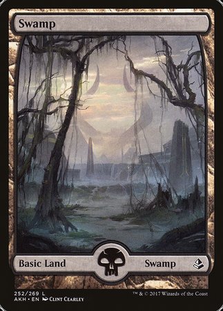 Swamp (252) - Full Art [Amonkhet] | Exor Games Bridgewater