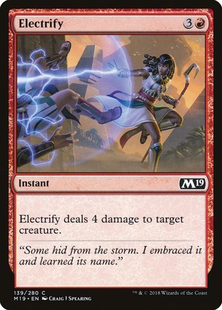 Electrify [Core Set 2019] | Exor Games Bridgewater