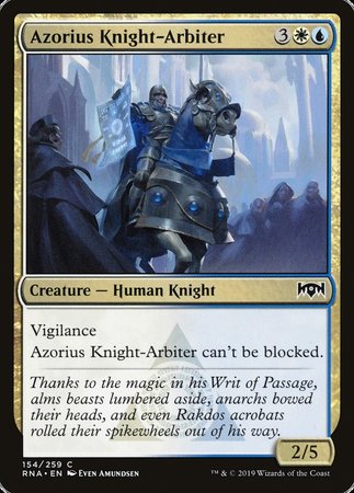 Azorius Knight-Arbiter [Ravnica Allegiance] | Exor Games Bridgewater