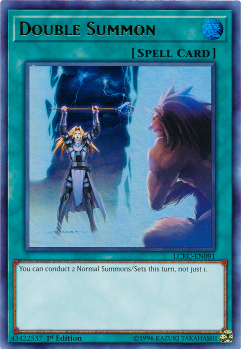 Double Summon [LCKC-EN091] Ultra Rare | Exor Games Bridgewater