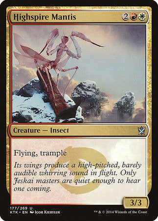 Highspire Mantis [Khans of Tarkir] | Exor Games Bridgewater