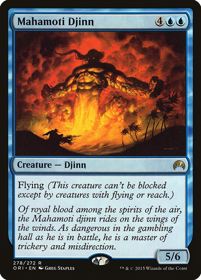 Mahamoti Djinn [Magic Origins] | Exor Games Bridgewater