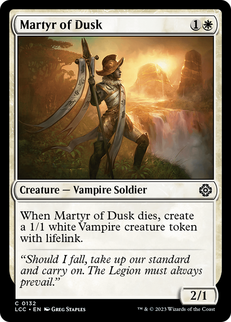 Martyr of Dusk [The Lost Caverns of Ixalan Commander] | Exor Games Bridgewater