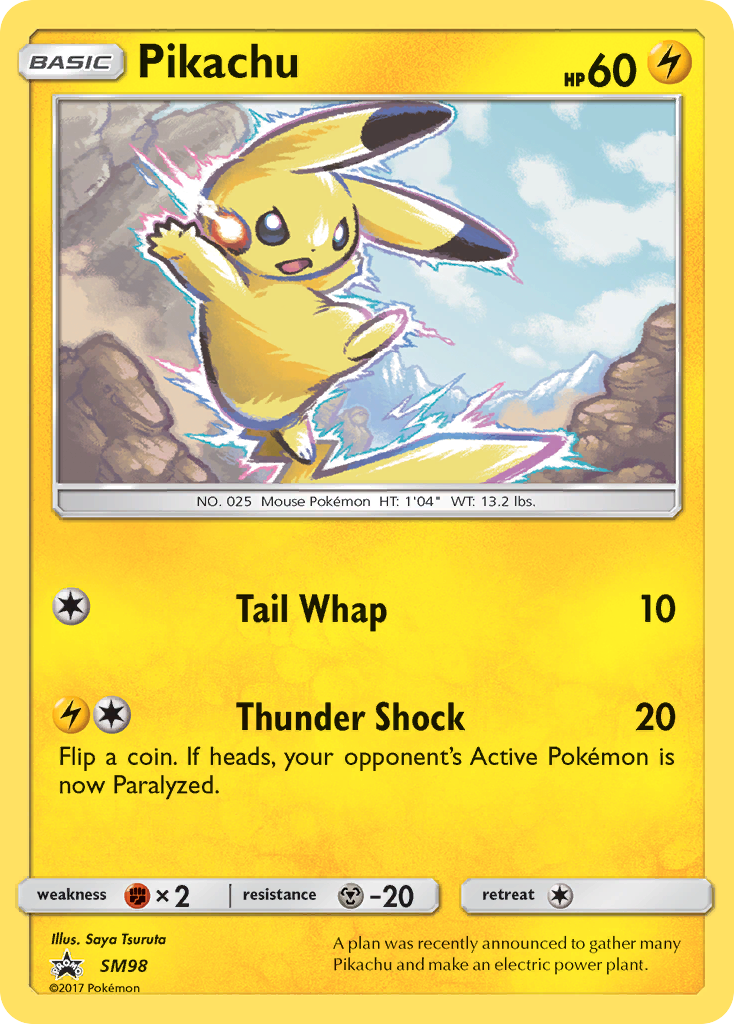 Pikachu (SM98) [Sun & Moon: Black Star Promos] | Exor Games Bridgewater