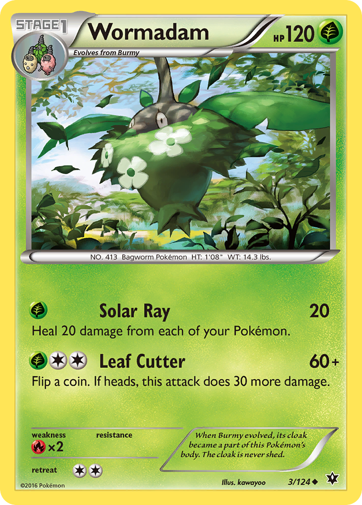 Wormadam (3/124) [XY: Fates Collide] | Exor Games Bridgewater
