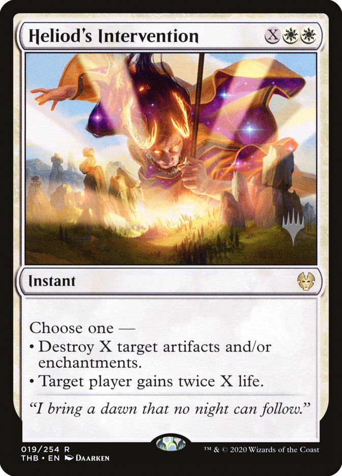 Heliod's Intervention (Promo Pack) [Theros Beyond Death Promos] | Exor Games Bridgewater
