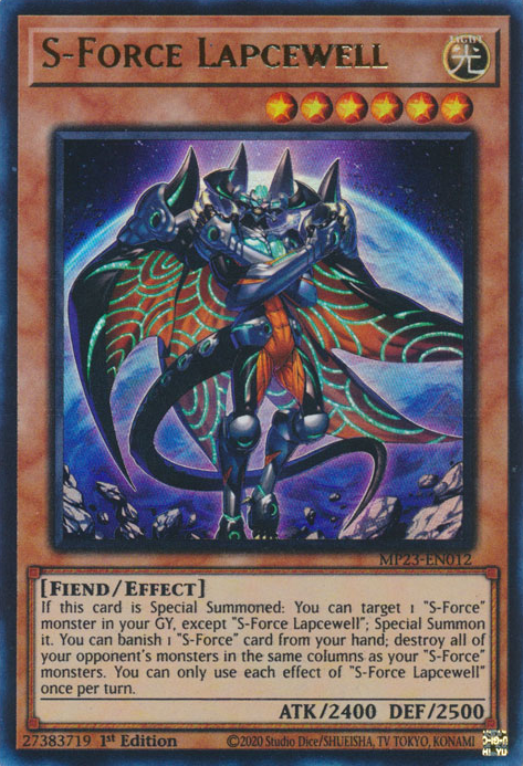 S-Force Lapcewell [MP23-EN012] Ultra Rare | Exor Games Bridgewater