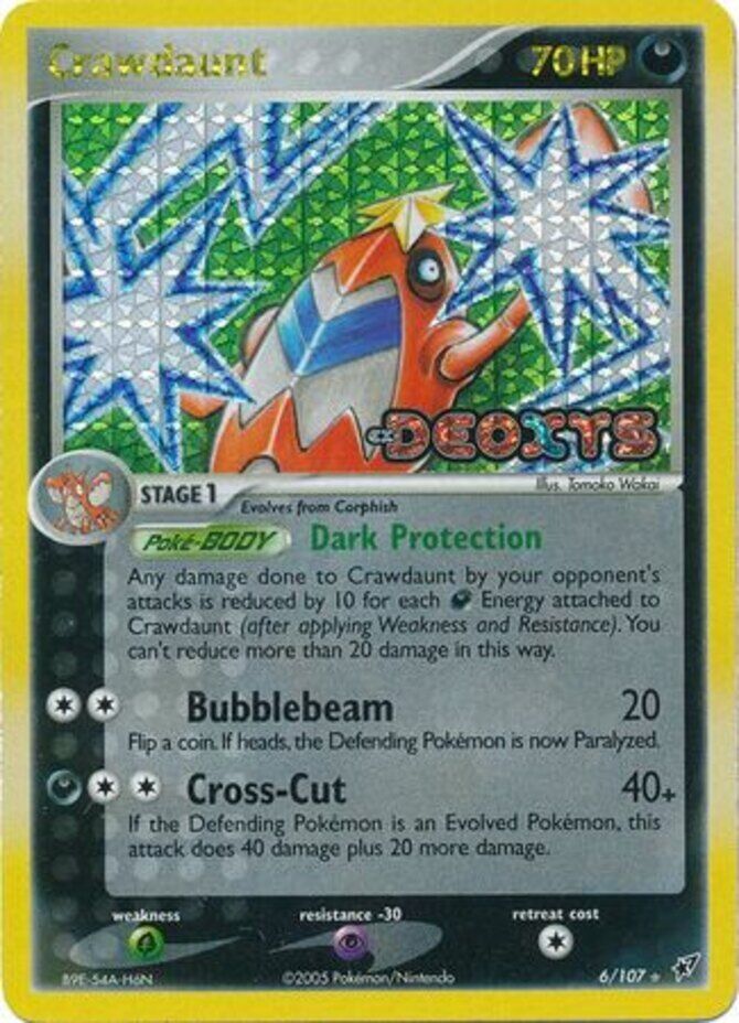 Crawdaunt (6/107) (Stamped) [EX: Deoxys] | Exor Games Bridgewater