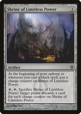 Shrine of Limitless Power [New Phyrexia] | Exor Games Bridgewater