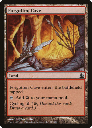 Forgotten Cave [Commander 2011] | Exor Games Bridgewater
