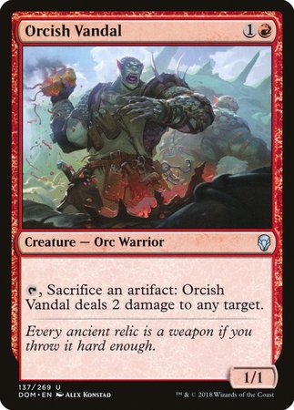 Orcish Vandal [Dominaria] | Exor Games Bridgewater