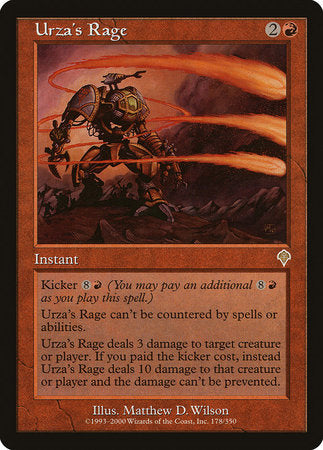 Urza's Rage [Invasion] | Exor Games Bridgewater