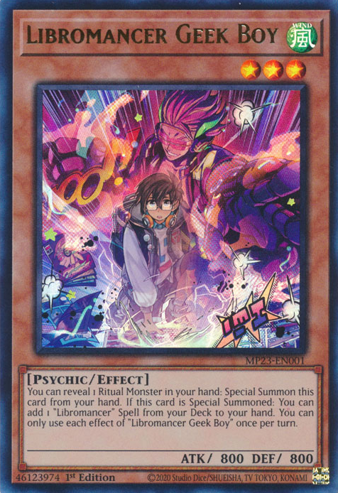 Libromancer Geek Boy [MP23-EN001] Ultra Rare | Exor Games Bridgewater