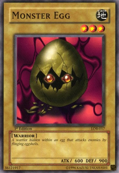 Monster Egg [LOB-017] Common | Exor Games Bridgewater