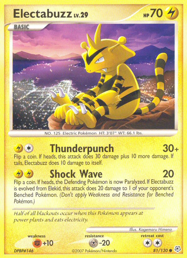 Electabuzz (81/130) [Diamond & Pearl: Base Set] | Exor Games Bridgewater