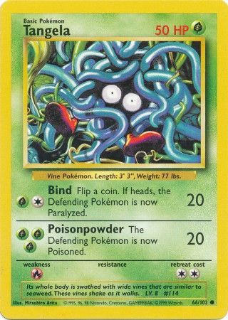 Tangela (66/102) [Base Set Unlimited] | Exor Games Bridgewater