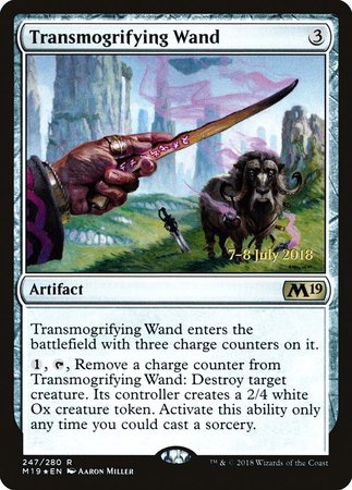 Transmogrifying Wand [Core Set 2019 Promos] | Exor Games Bridgewater