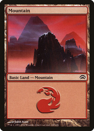 Mountain (147) [Planechase 2012] | Exor Games Bridgewater