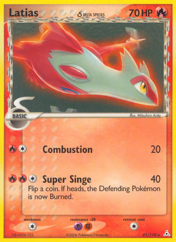 Latias (21/110) (Delta Species) [EX: Holon Phantoms] | Exor Games Bridgewater