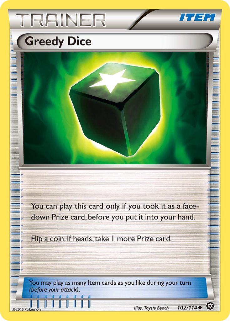 Greedy Dice (102/114) [XY: Steam Siege] | Exor Games Bridgewater