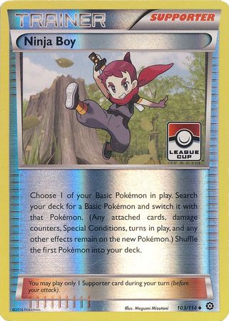 Ninja Boy (103/114) (League Promo) [XY: Steam Siege] | Exor Games Bridgewater