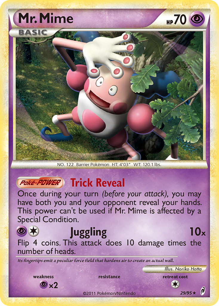 Mr. Mime (29/95) [HeartGold & SoulSilver: Call of Legends] | Exor Games Bridgewater