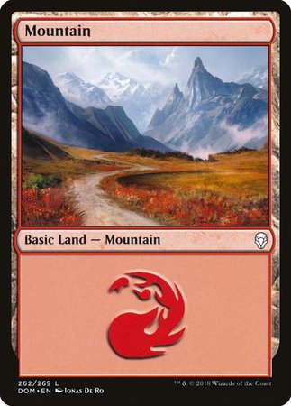 Mountain (262) [Dominaria] | Exor Games Bridgewater