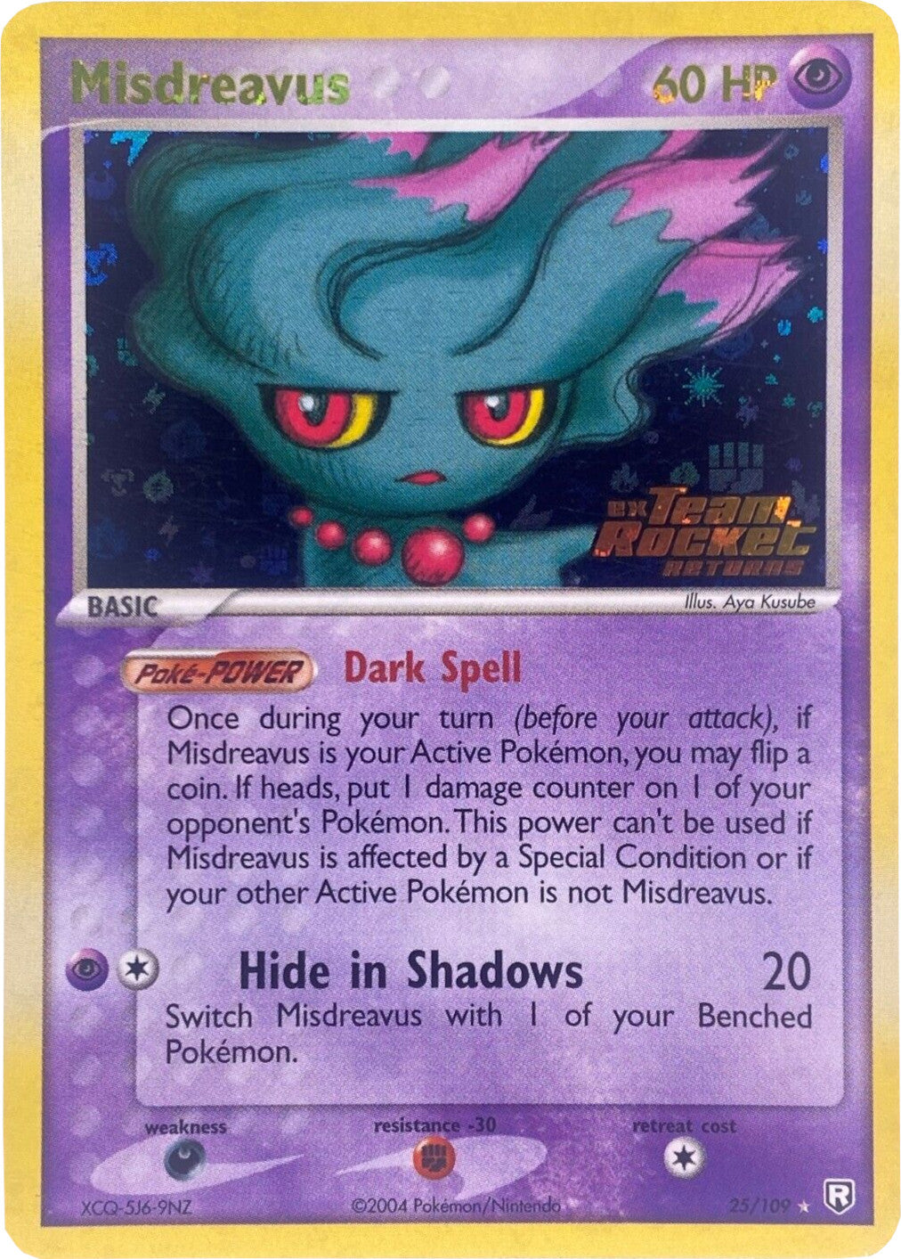 Misdreavus (25/109) (Stamped) [EX: Team Rocket Returns] | Exor Games Bridgewater