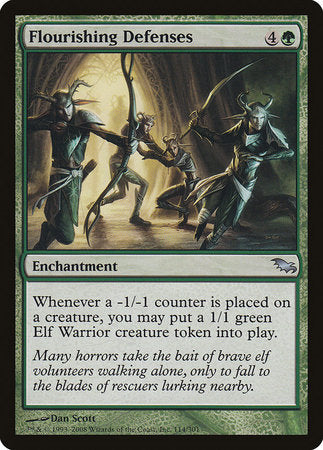 Flourishing Defenses [Shadowmoor] | Exor Games Bridgewater