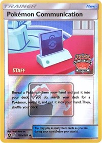 Pokemon Communication (152a/181) (Oceania International Promo) [Sun & Moon: Team Up] | Exor Games Bridgewater