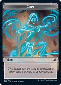 Copy // Illusion Double-sided Token [Zendikar Rising Tokens] | Exor Games Bridgewater