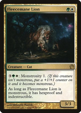 Fleecemane Lion [Theros] | Exor Games Bridgewater