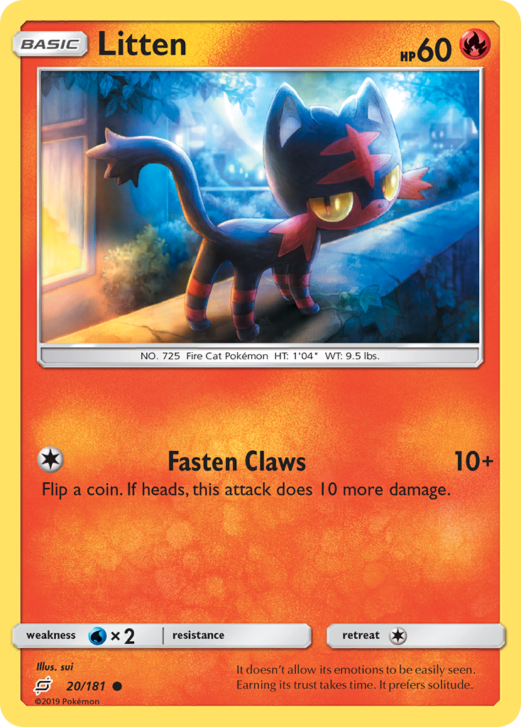 Litten (20/181) [Sun & Moon: Team Up] | Exor Games Bridgewater