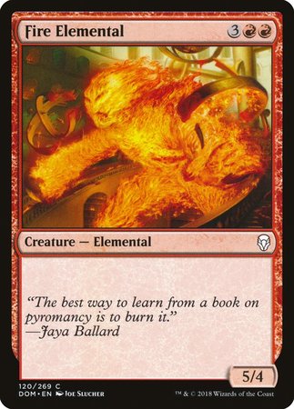 Fire Elemental [Dominaria] | Exor Games Bridgewater